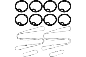 Weewooday Military Dog Tag Chain and Silencer Kit