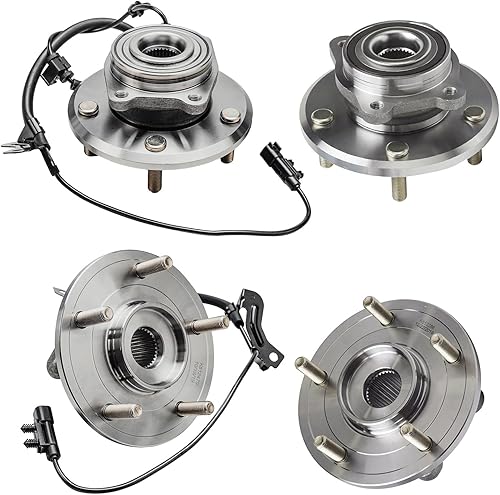 Miniatura 61 de Detroit Axle - Kit de cubos de rodamiento de rueda delantera de 6 piezas para Dodge Dart 2013-2016, Chrysler 200 2015-2017, 2 cojinetes de rueda