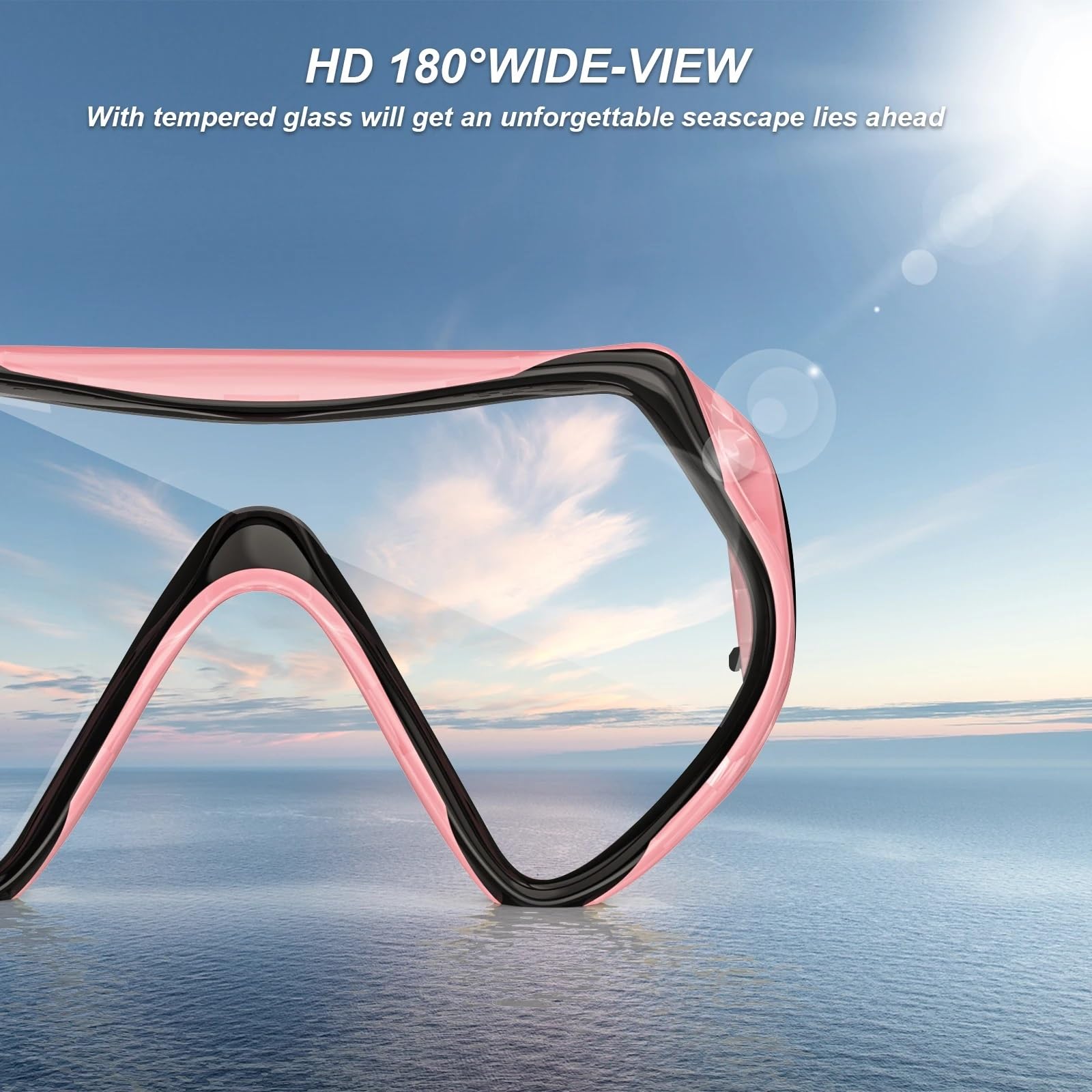 Maschera Snorkeling Mask Set maschera da snorkeling per bambini, maschera da nuoto per bambini, maschera da snorkeling per immersioni libere, occhiali da nuoto antiappannamento