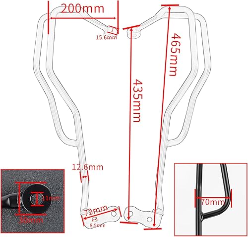 Miniatura 2 de Manillar de acero para motocicleta compatible con B.M.W F850GS F 850 GS F-850-GS 2018 2019 2020 2021 2022 2023 Palanca de embrague de freno