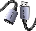 UGREEN 8K@60Hz HDMI 2.1 Extension Cable Male to Female Adapter Cord 4K@240Hz, Ultra High Speed 48Gbps,HDR, Dolby Vision VRR & eARC. Compatible with PS5, Xbox Series X, Switch 2, laptops and TV (3.3FT
