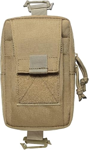 LTDTACTBAG Bolsa táctica Molle bolsa de hombro compacta de administrador bolsa EDC con parche de bandera de Estados Unidos