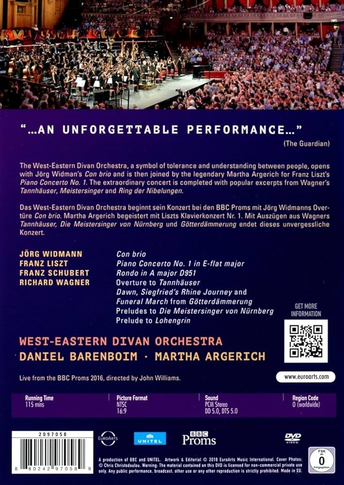 (未使用･未開封品)West-Eastern Divan Orchestra at the BBC Proms [DVD] Amazon.com: West-Eastern Divan Orchestra at the BBC Proms