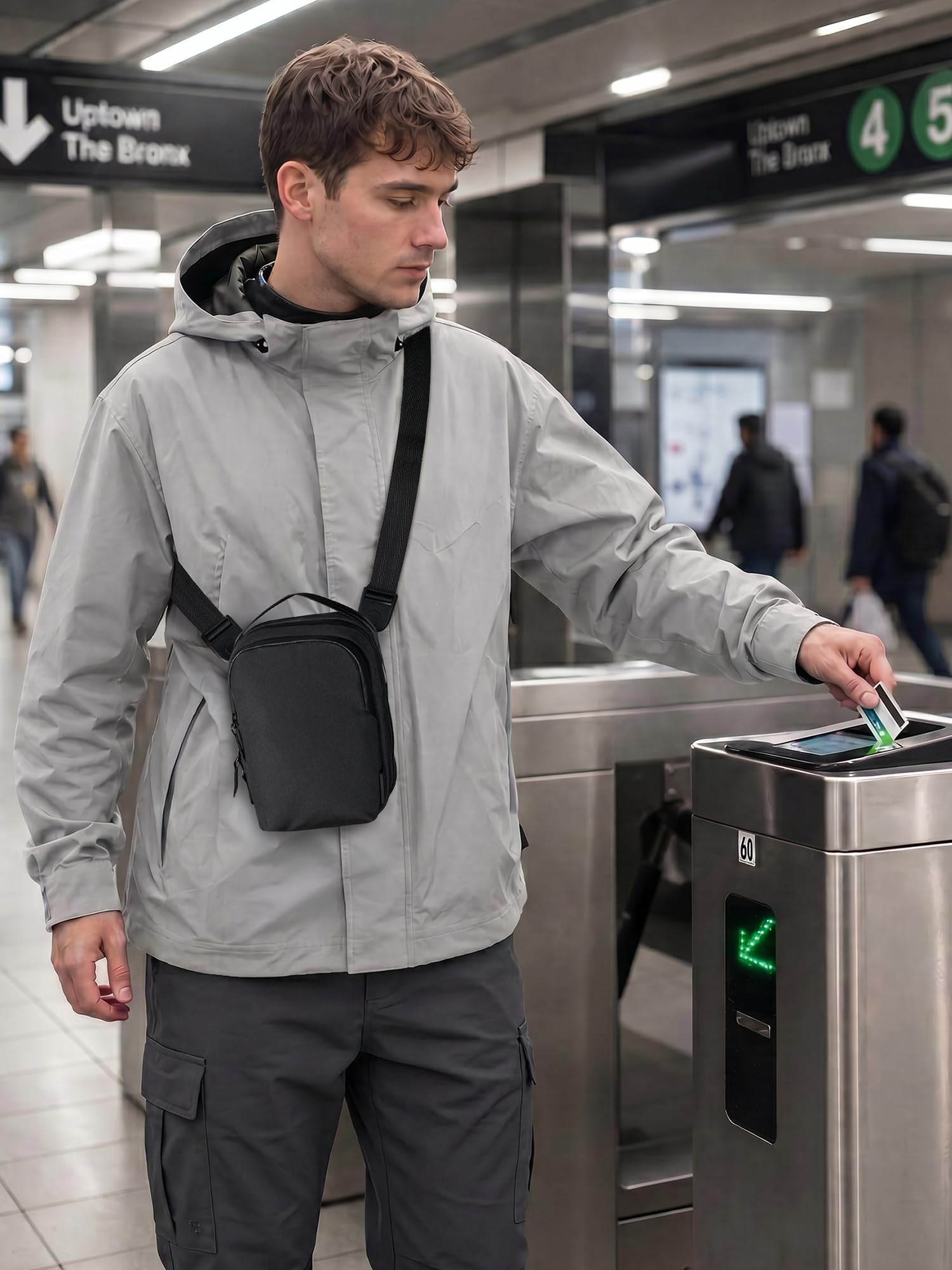ALPAKA Metro Sling V2 – Bolso Bandolera | Resistente al agua, para viaje diario, bolsillo RFID, correa desmontable, para hombre y mujer