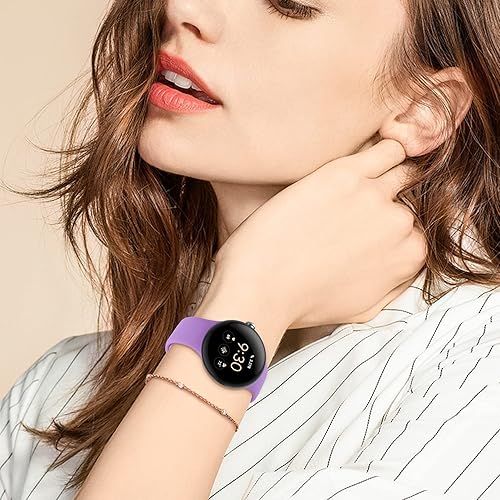 Miniatura 7 de Paquete de 5 correas de reloj compatibles con Google Pixel 2Pixel 3 de 1.614 inPixel para mujeres y hombres, correa de repuesto deportiva duradera