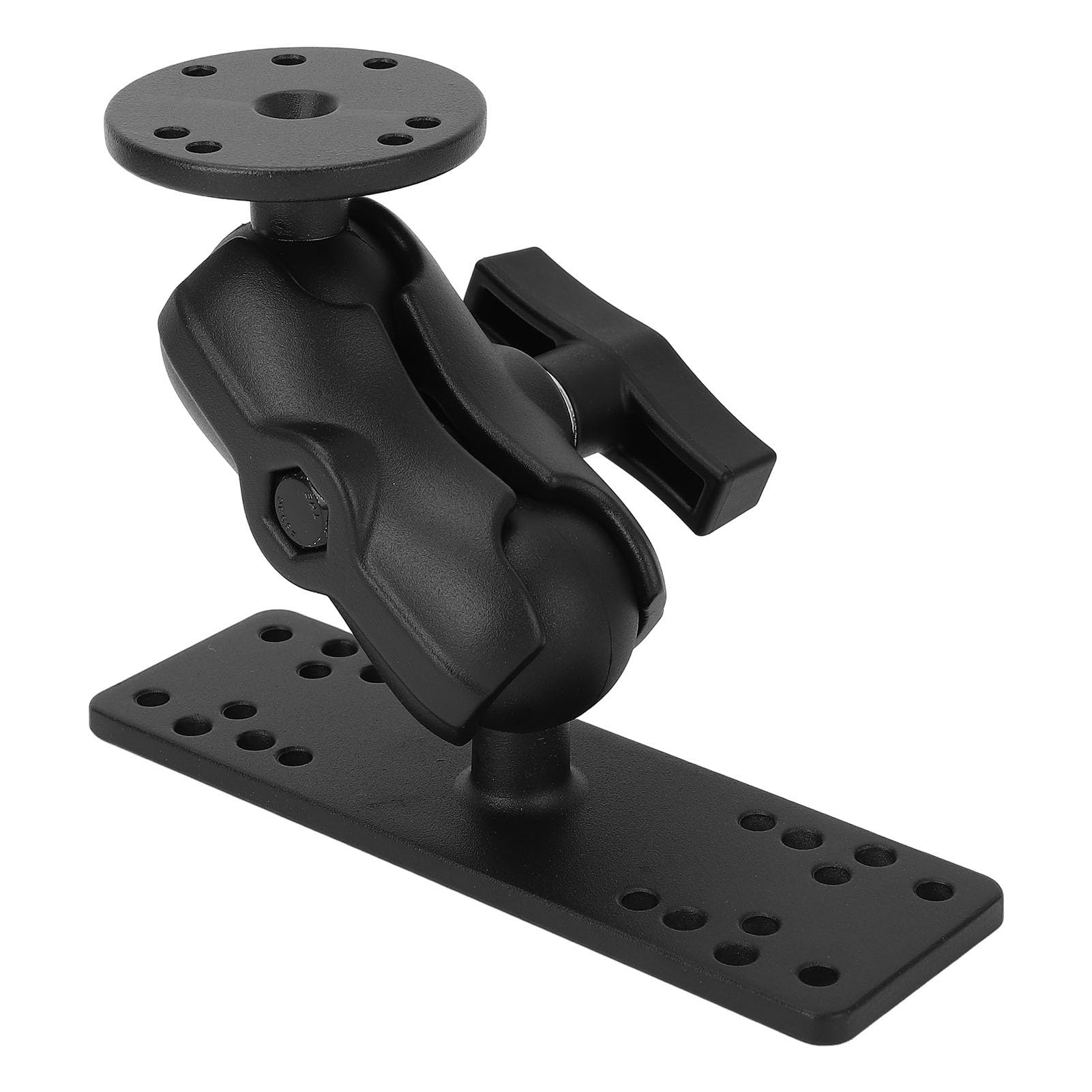 Asixxsix Uchwyt do Echosondy, Aluminiowy Uchwyt Ramowy Klasy Morskiej, Elektronika Morska z Obrotem o 360 Stopni dla GPSMAP Plus ECHOMAP HDS Carbon HDS LIVE i większość Lokalizatorów Ryb i