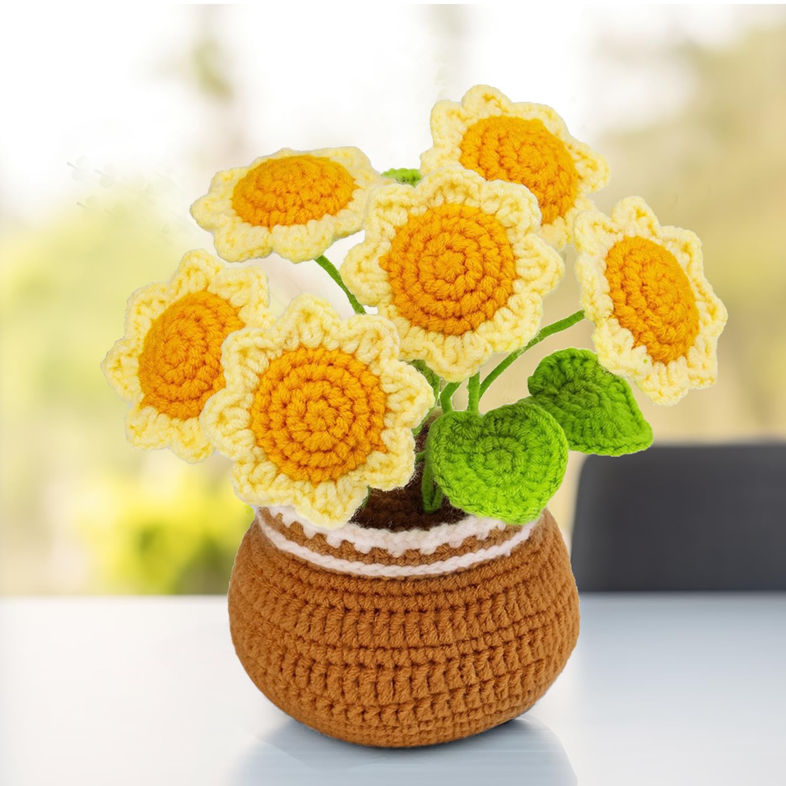 Amazon | かぎ針編みセット 毛糸 あみぐるみ 鉢植え 手作りキット