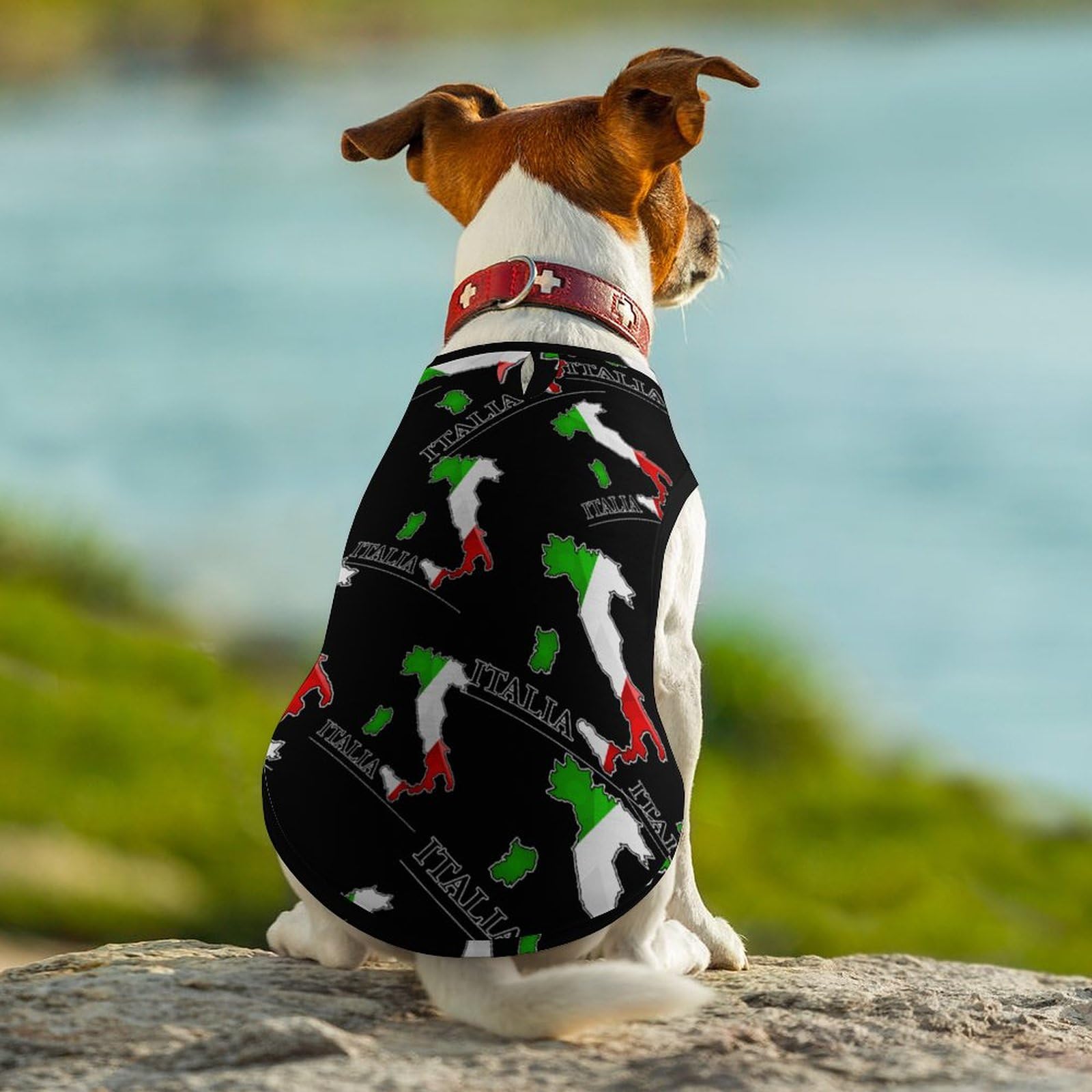 Hunde-Shirt Mit Kroatien-Flagge - Atmungsaktives Tanktop Für Hunde