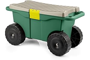 Rolling Garden Cart with Seat: The Garden Helper Essential