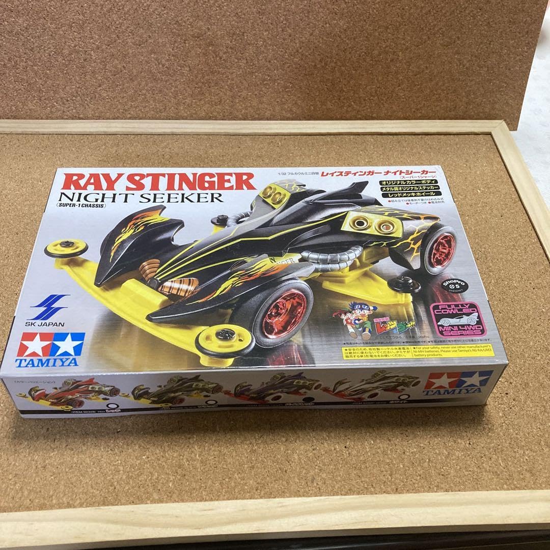 未開封 ミニ四駆　レイスティンガー ナイトシーカーレッド・ブラック・バイオレット Yahoo!オークション -「レイスティンガーナイトシーカー」の落札