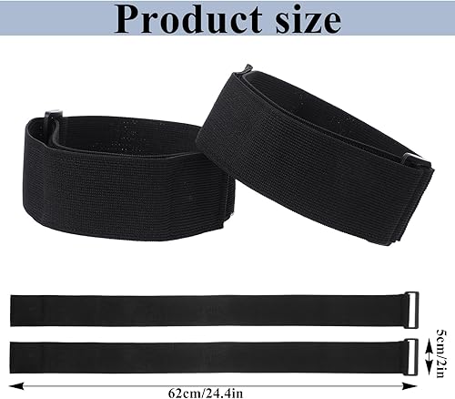 Miniatura 4 de TIESOME 2 bandas de oclusión para mujer, glúteos para construcción de cadera, restricción de flujo sanguíneo, bandas de resistencia para glúteos,