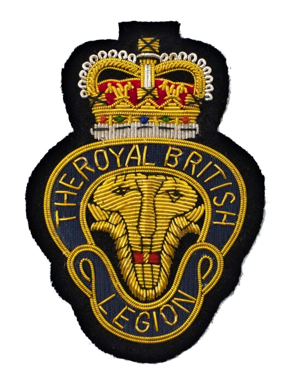 Uniform Store London Royal British Legion Blazer Badge Embroidered