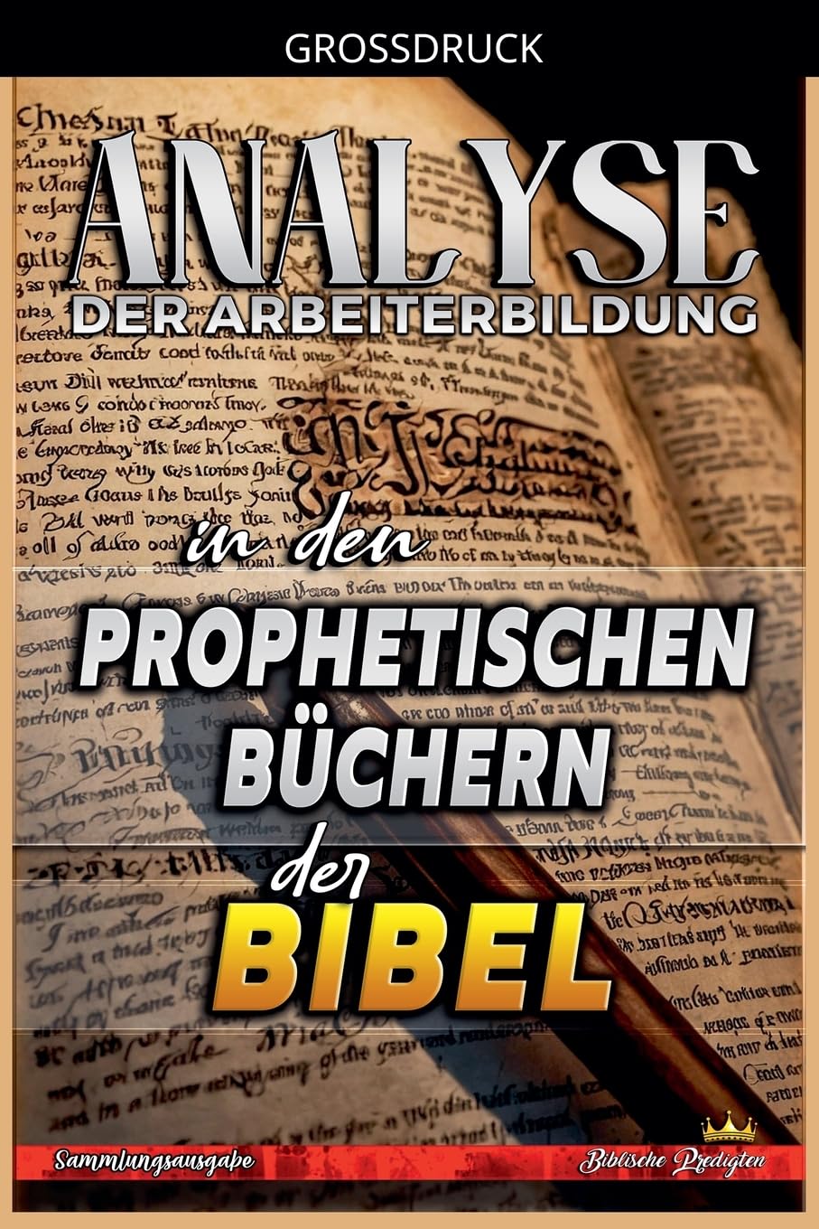 Analyse der Arbeiterbildung in den Prophetischen Büchern der Bibel (Die Lehre Von der Arbeit In der Bibel)