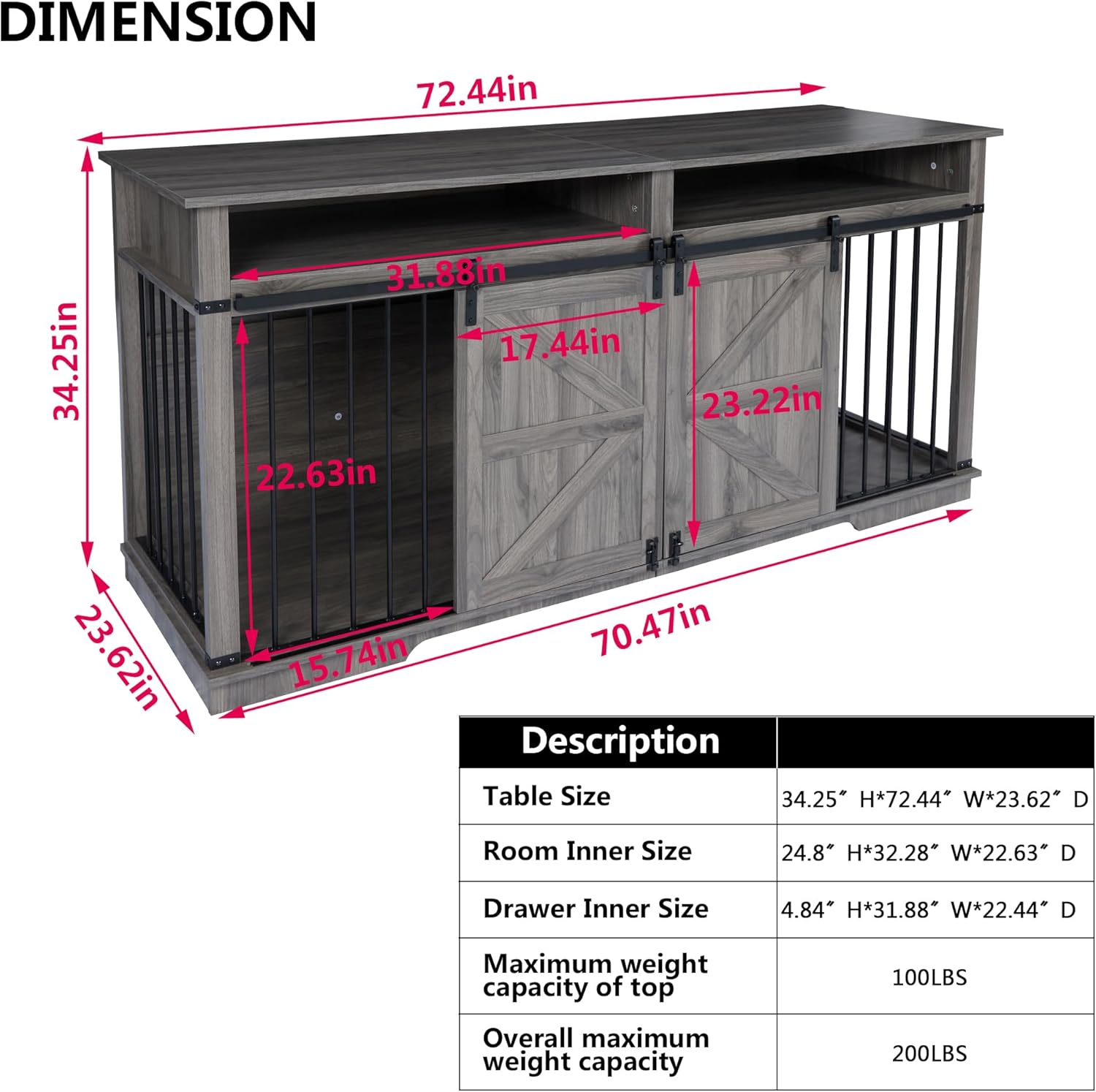 Stylish & Functional: Review of the Aoowow Large Double Dog Crate Furniture