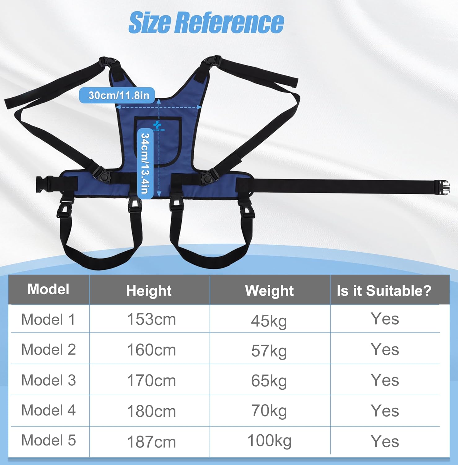 Wheelchair Seatbelt for Adults Safety Seat Belt for Wheelchair Chair Restraints Straps Harness for Falling Out Prevention - for the Elderly, Pregnant & Paralyzed