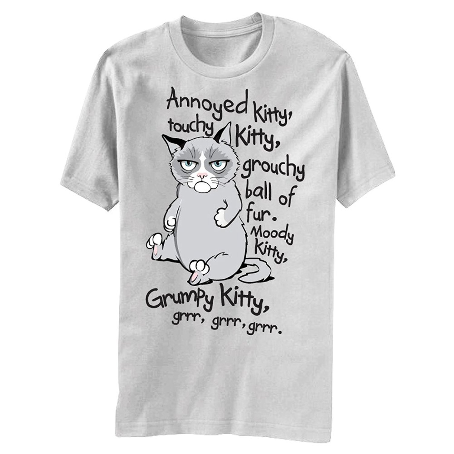 Grumpy Cat Grr Grr Grr Soft Kitty Mens T-shirt