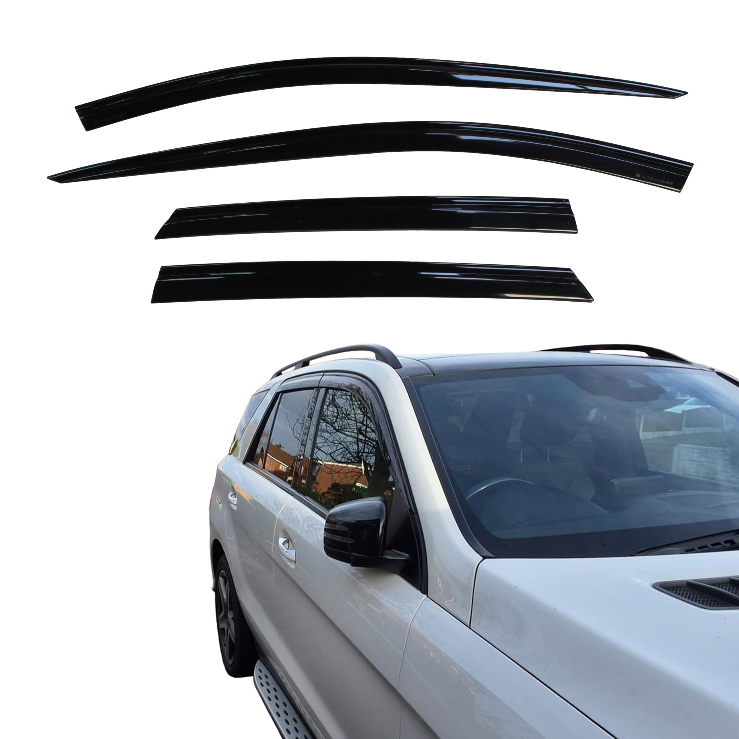 AUTO CLOVER Set di deflettori d'aria per Mercedes Classe M ML/GLE W166 2011-2018