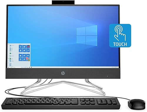 HP 22-DF AMD Ryzen 3 3250U 8GB 1TB HDD 21.5 pulgadas Full HD pantalla táctil PC todo en uno