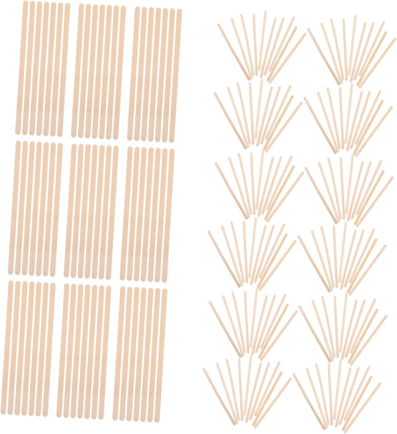 BESTOYARD 1000pcs Wooden Drink Stirring Sticks Long Handle Stir Rods for Coffee Cocktails and Beverages Wooden Mixing Sticks for Home Go Use