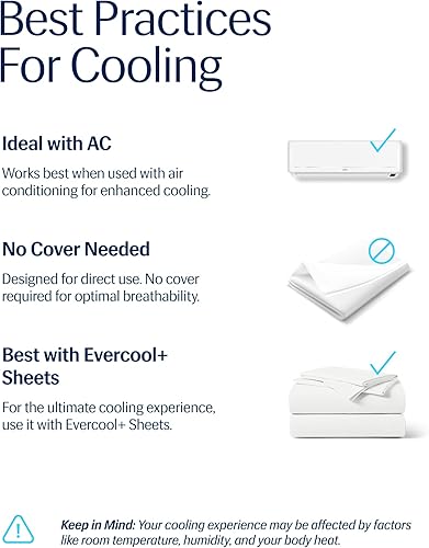 Miniatura 43 de REST® Evercool® - Edredón refrescante, tamaño individual/individual XL, manta para personas que duermen con calor, ropa de cama para todas las Aqua