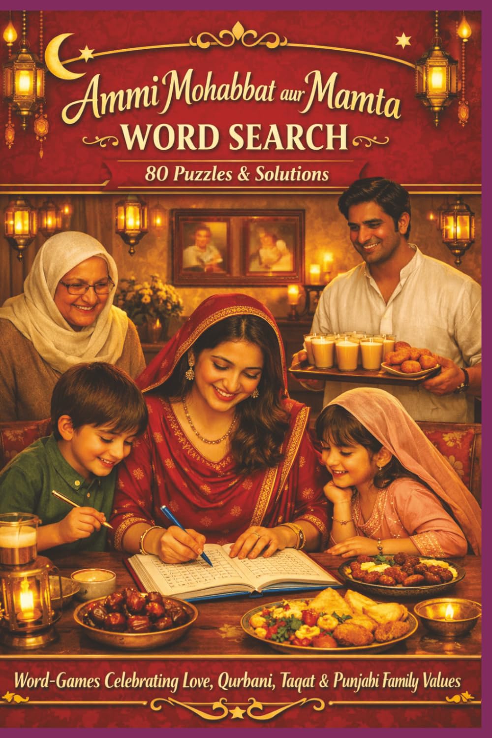 Ammi Mohabbat aur Mamta WORD SEARCH 80 Puzzles & Solutions: Word-Games Celebrating Love, Qurbani, Taqat & Punjabi Family Values (Borkot's Punjabi Family & Heritage Puzzlers)