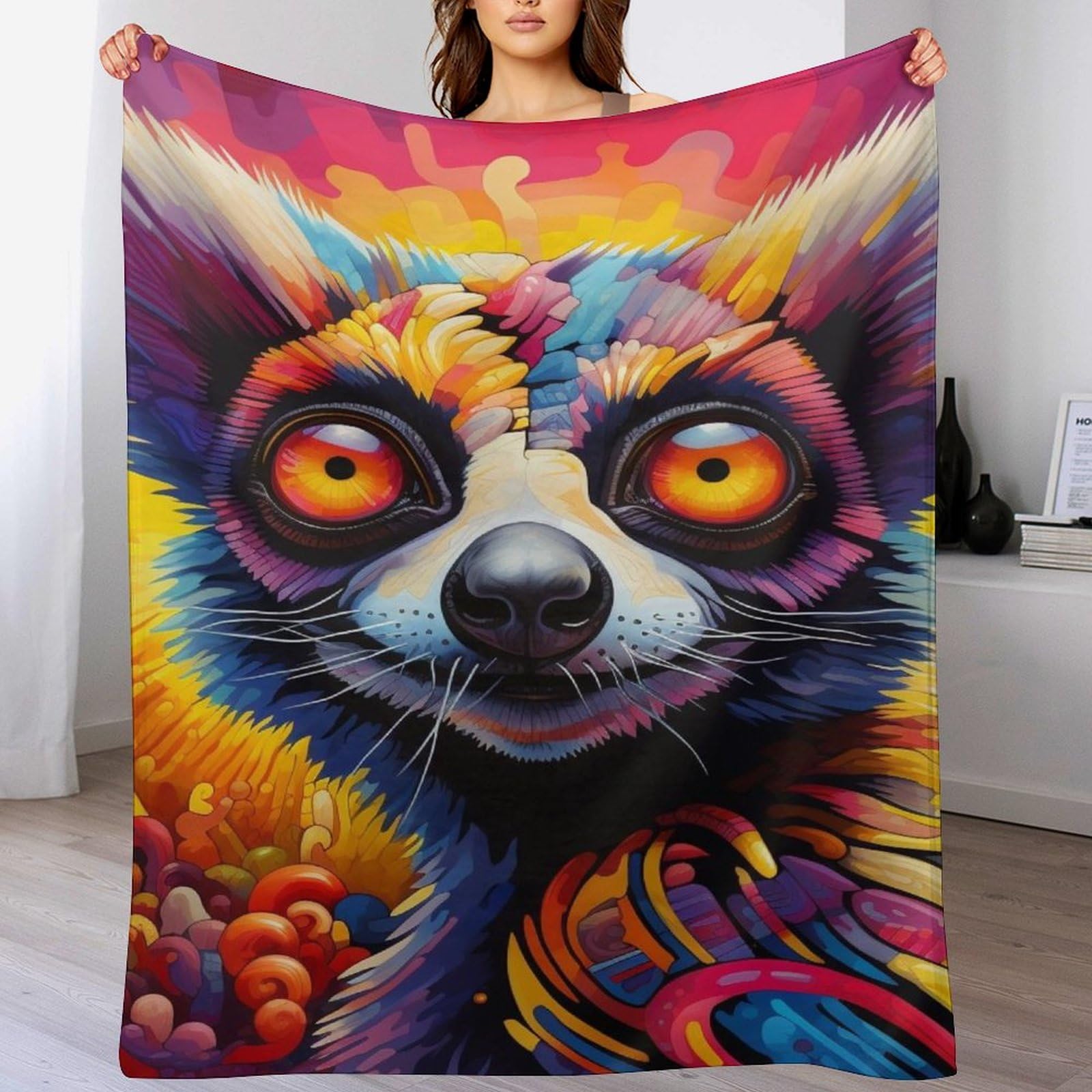 Couverture maki plaid original en polaire, cadeau idéal ado
