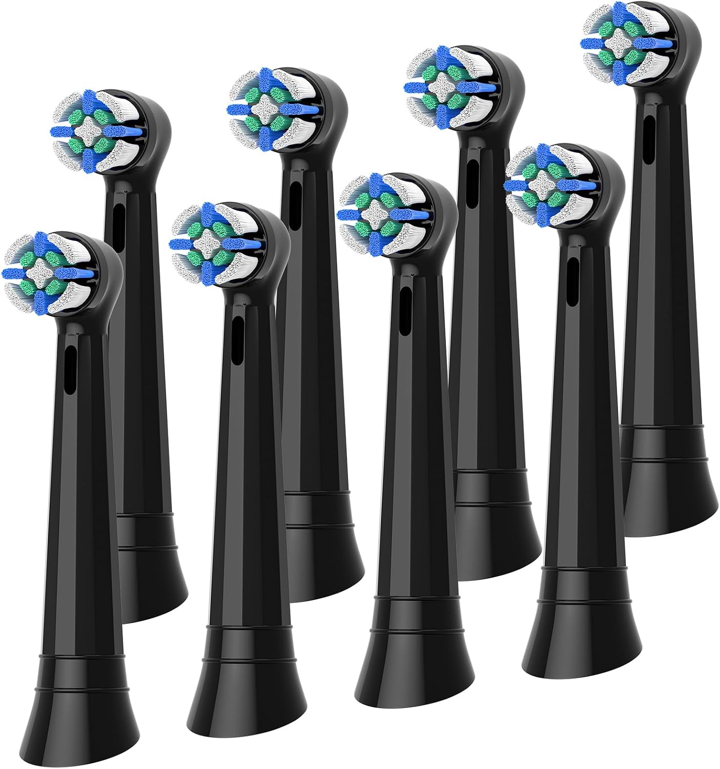 iO Replacement Heads Compatible with Oral B iO, 8 Pack Toothbrush Heads Compatible with iO 2/3/4/5/6/7/8/9/10 Series Electric Toothbrush