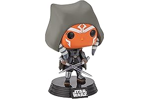 Funko Pop! Amazon Exclusive: Star Wars: The Mandalorian - Hooded Ahsoka With...