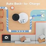 Enabot EBO SE Pet Caméra de sécurité à la maison, Movable Intérieur WiFi C'est ça. 2 Parler, vision nocturne, 1080P Vidéo, Caméra sans fil rechargeable autochargeable pour animal de compagnie/babt/eulderly
