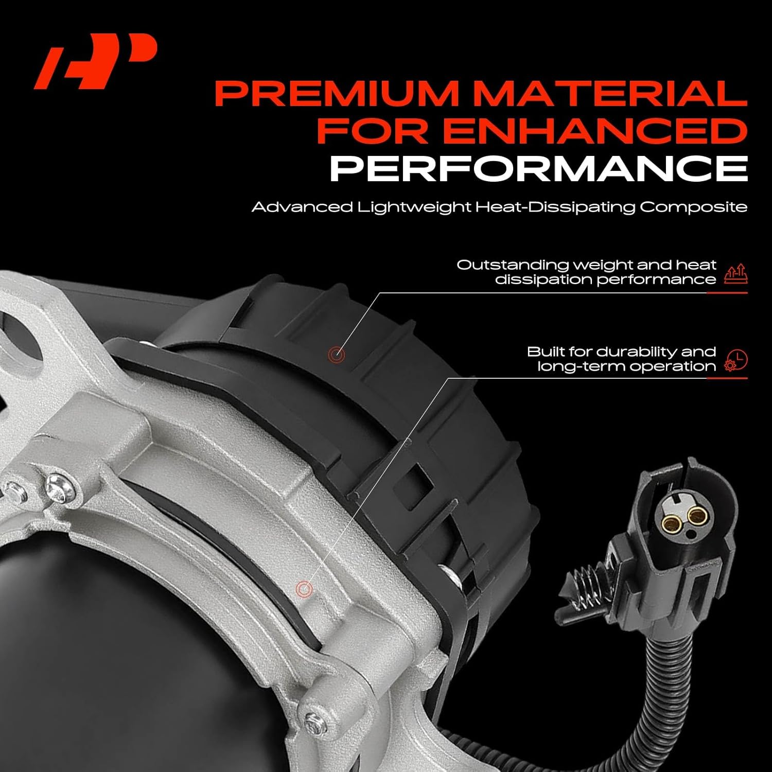 A-Premium Secondary Air Injection Smog Pump Compatible with Ford Focus 2003-2004 2.3L, Focus 2005 2.0L 2.3L