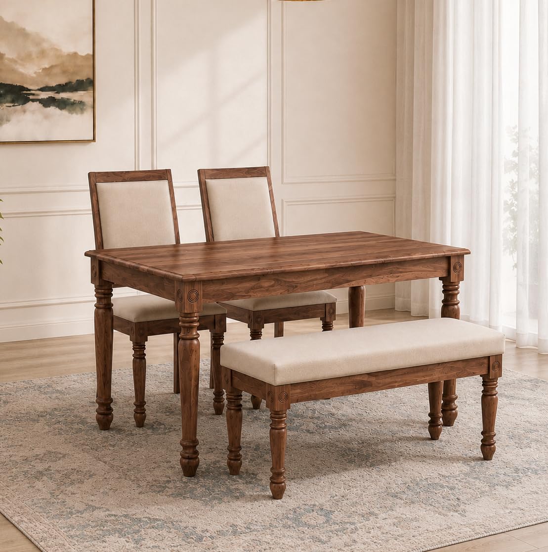 4 Seater Dining Table-image-13
