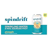 Vista 1 de SPINDRIFT - Agua con gas de piña, 12 onzas líquidas