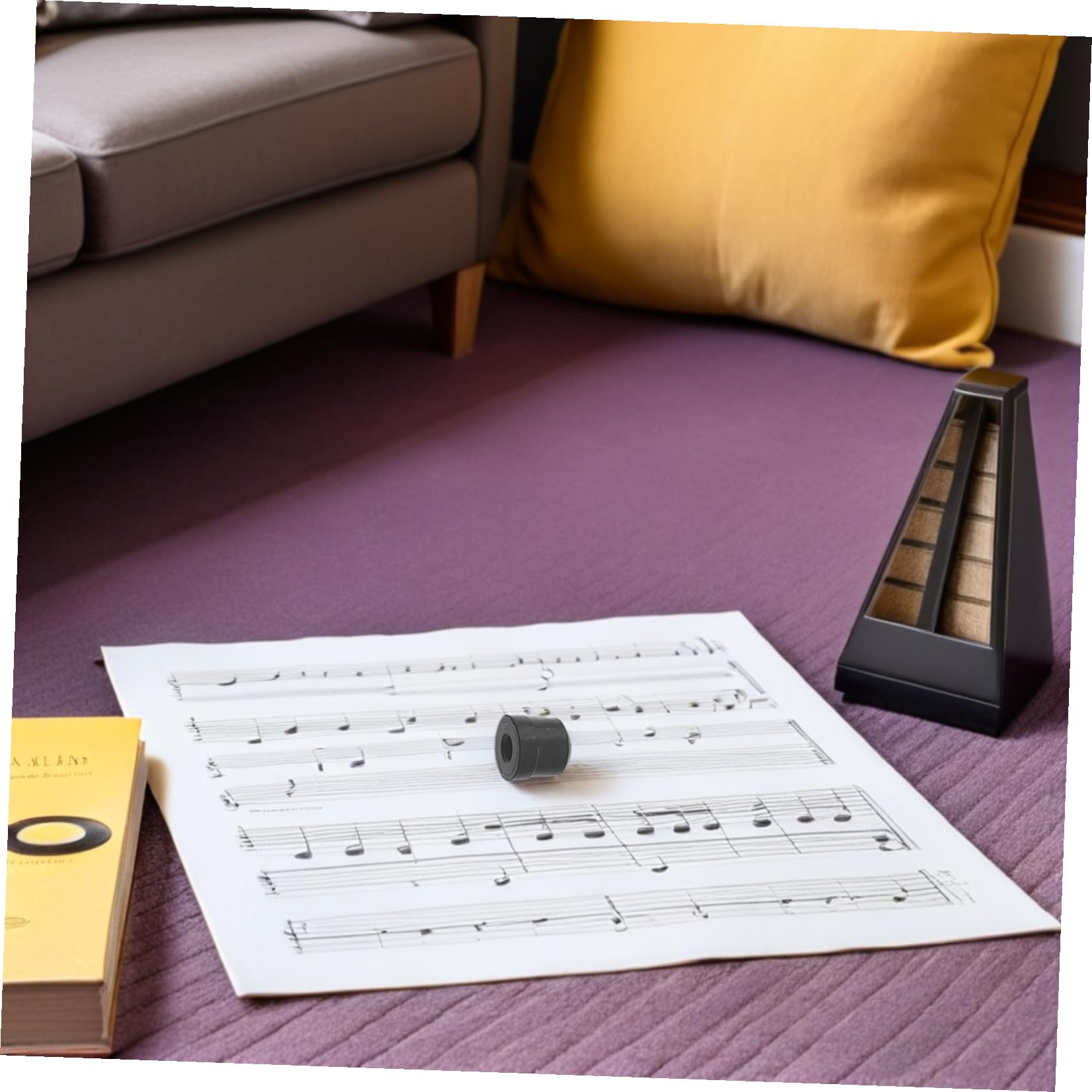 VICASKY 5 Pièces Trombone Rembourré Fournitures De Trompette Boutons De Trompette Couvercle D'Extrémité En Caoutchouc Coulissant De Trombone Accessoires De Couvercle D'Extrémité