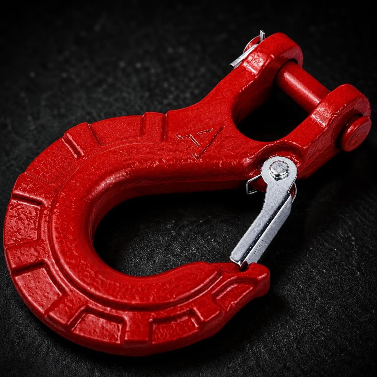 rockible Gancio con di Robusto | Professionale, Gancio in Acciaio, per Officina, Nero