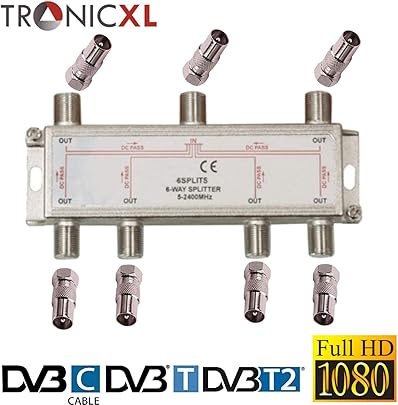 TronicXL Splitter vie per antenna DVBC TronicXL Splitter vie per antenna DVBC
