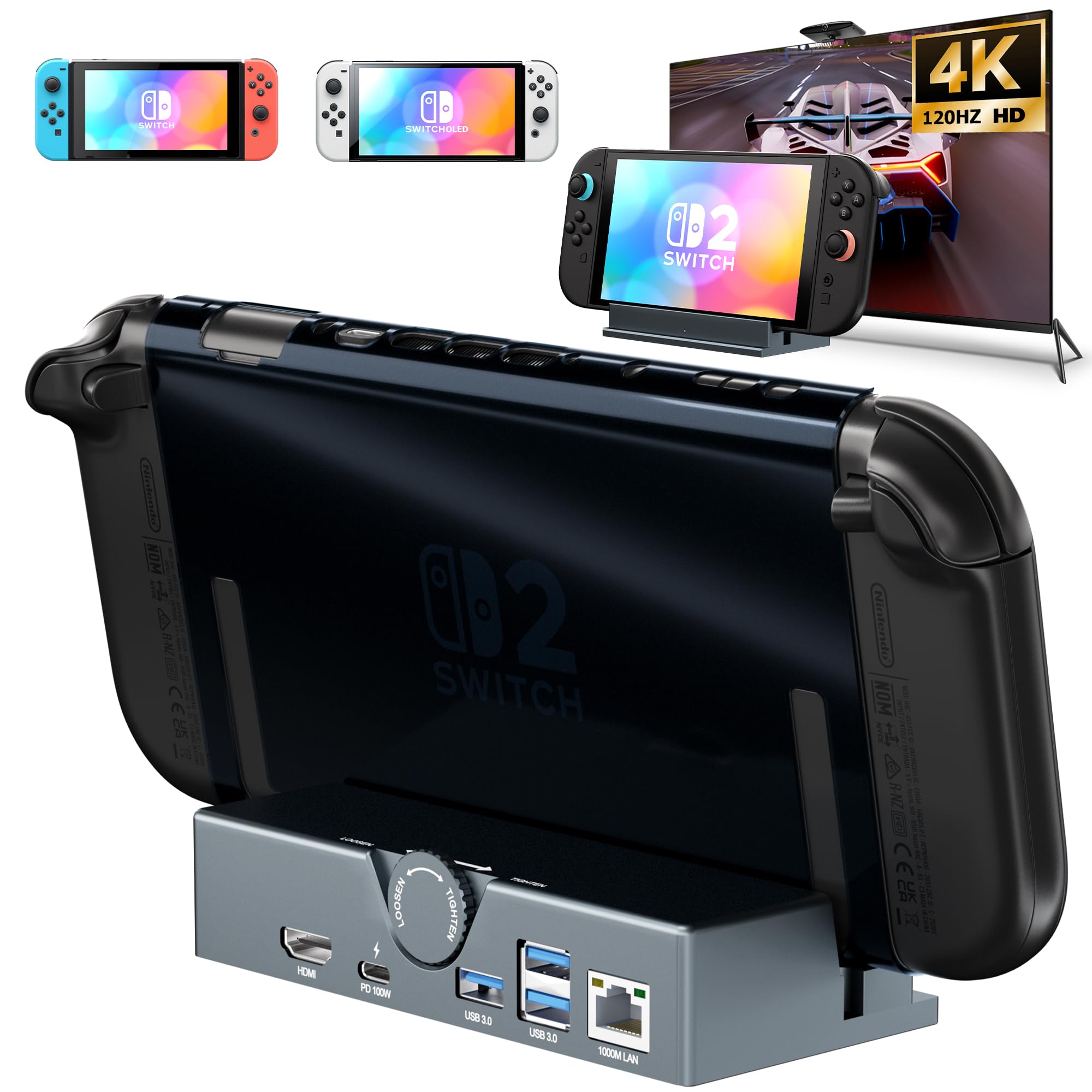 Amazon.com: Switch 2 Dock,Premium Metal Switch 2 Docking Station