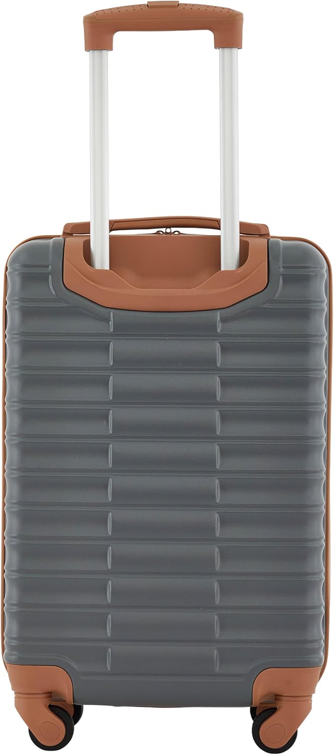 Wrangler 22" Outrider Hardside Carry-On Luggage, Lava Smoke - Image 4