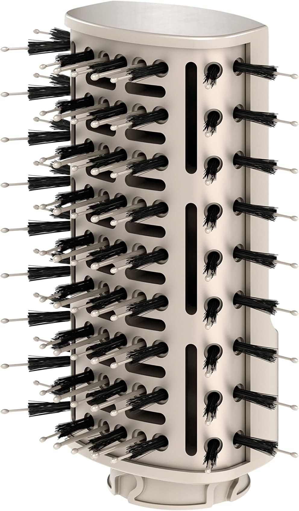 Shark XSKHD4PBA FlexStyle Paddle Brush, Attachment for FlexStyle Blow Dryers, Hair Drying & Styling Tool, Hot Air Brush Straightening for Straight, Wavy, Curly, and Coily Hair, Stone