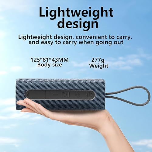 Miniatura 2 de BYANDBY Altavoz, altavoces Bluetooth inalámbricos portátiles, emparejamiento estéreo inalámbrico, sonido estéreo de 10 W, BT 5.3, Bassup,