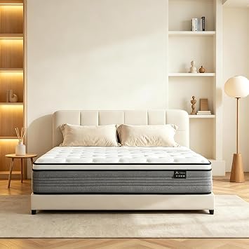 Borquln 12 Inch Queen Hybrid Mattress in a Box
