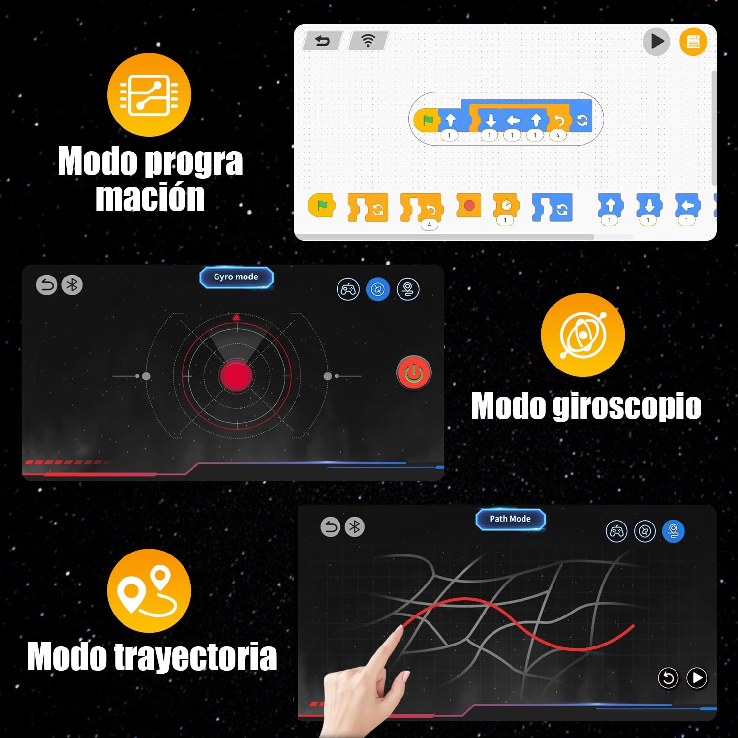 Robot de construcción de tecnología 5 en 1, robot con aplicación y mando a distancia | Technic Wall Robot Kit de construcción con 16 LED mímica, 373 piezas RC programable robot juguete regalo para 6 7 8 10 años