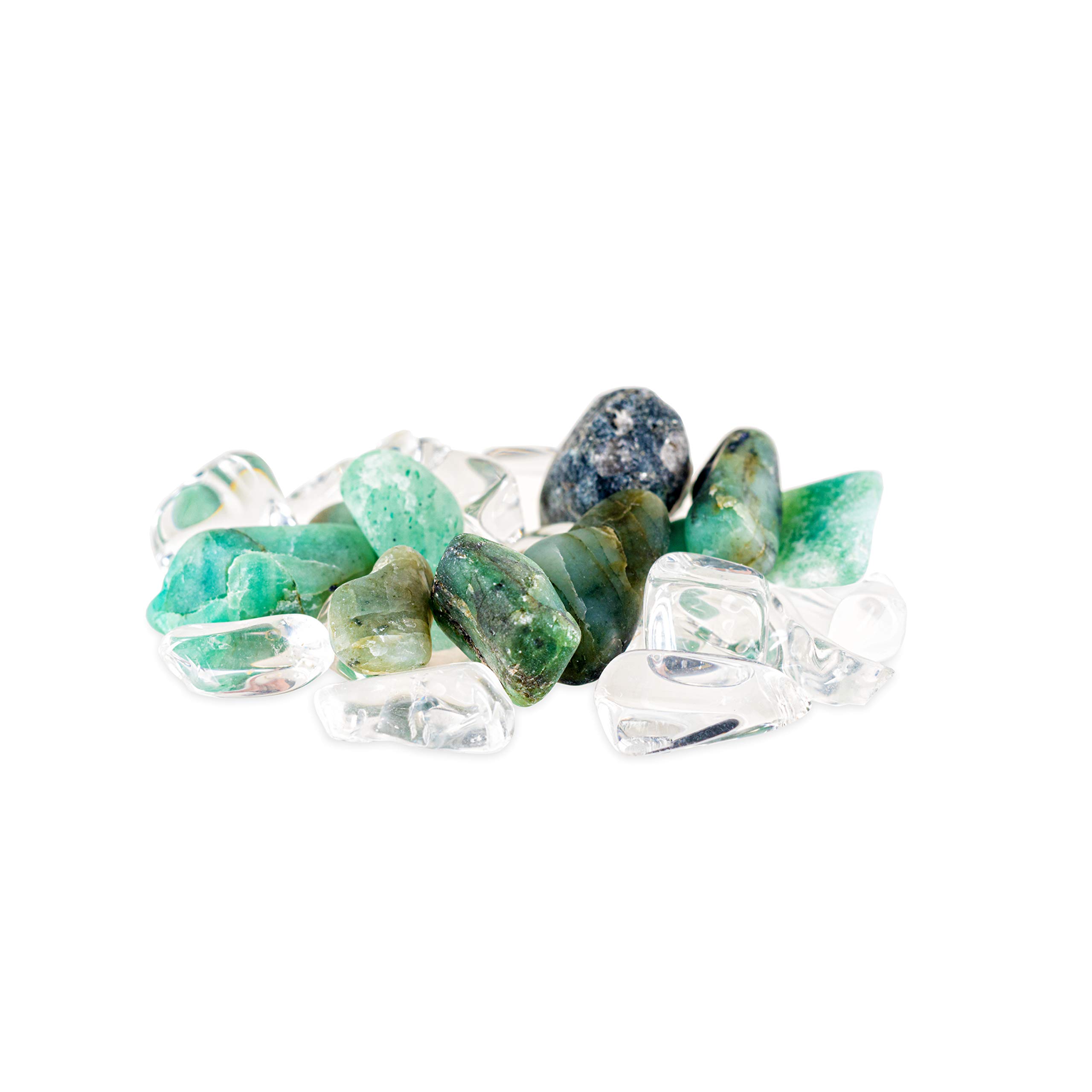 VitaJuwel Edelsteinstab "Regeneration" (Smaragd - Bergkristall)