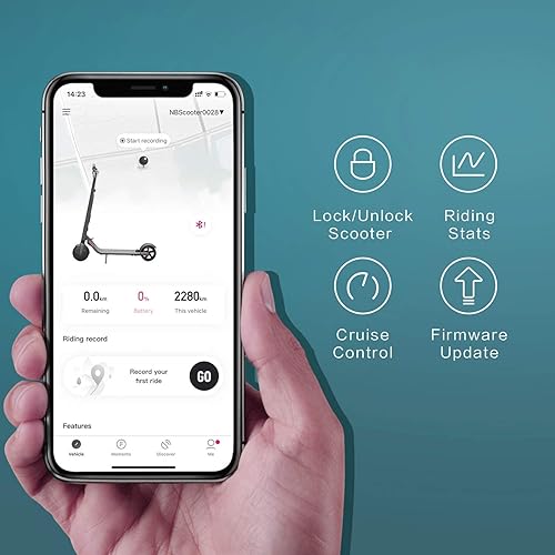 Miniatura 5 de Segway Ninebot ES2 - Patinete eléctrico ligero plegable potencia mejorada del motor gris oscuro