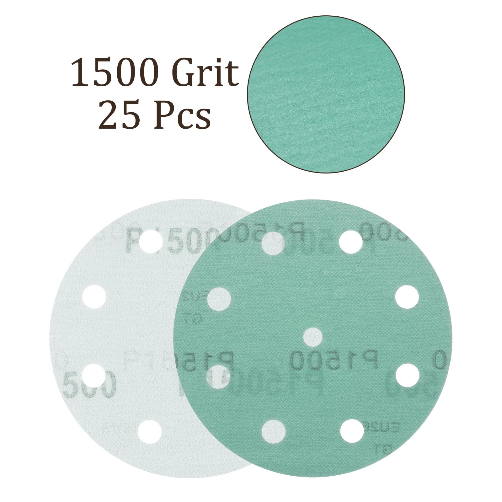 Kozelo 25pcs Green Film Sanding Discs - Image 4