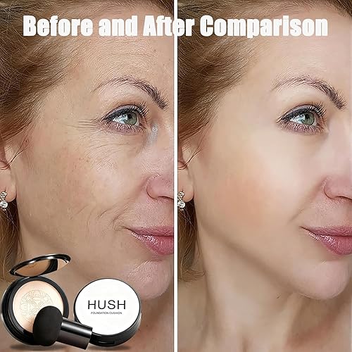 Miniatura 5 de Base para mujeres mayores  Cálida - perfecta para tez ligera y mediana  Cojín de aire de cabeza de hongo CC Cream - Base BB Cream para piel madura