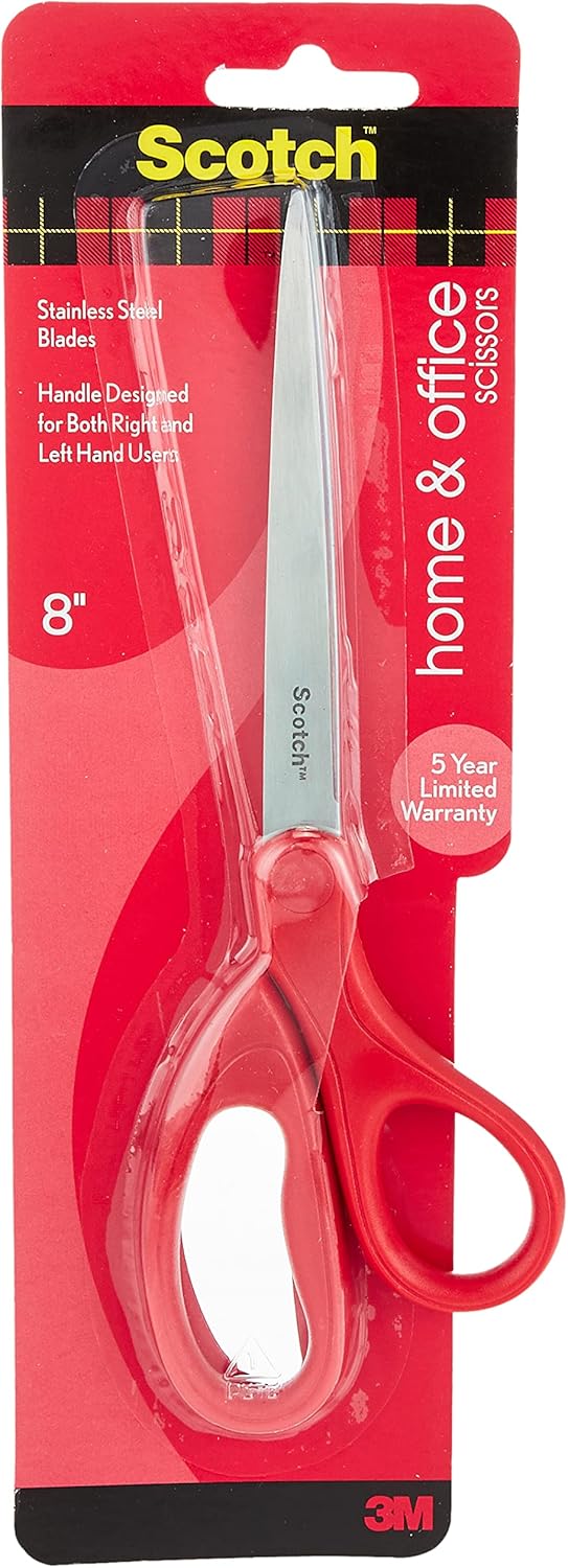 Scotch 8" Home & Office Scissors, Great for General
