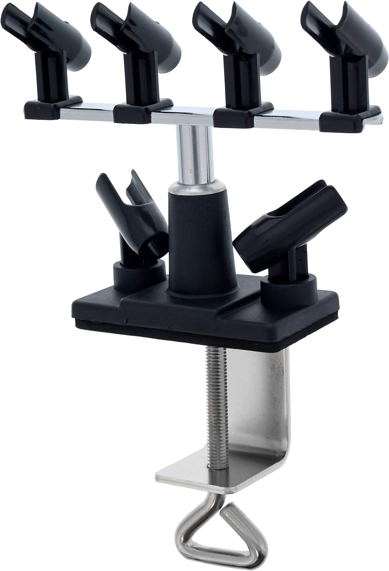 Master Airbrush? Brand Universal Clamp-on Airbrush Holder. Holds up to 6 Airbrushes and All Brands, Master, Iwata, Paasche, Badger, Grex and Generics