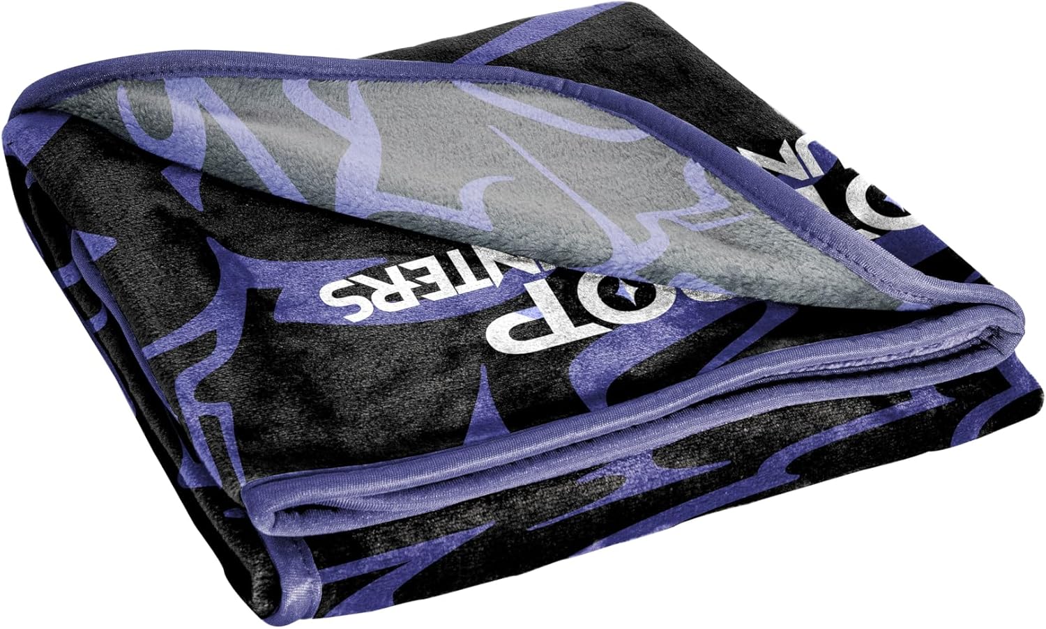 Jay Franco Kids Plush Throw Blanket – Ultra Soft Cozy Plush Fleece for Bed, Couch, Sofa, Home Décor, Official Licensed Derpy, Black - Kpop Demon Hunters, 46x60 - Throw Blanket
