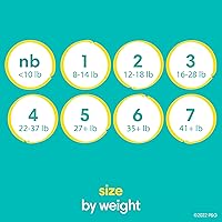 Vista 12 de Pampers Swaddlers - Pañales desechables muy suaves para bebé talla 4, 150