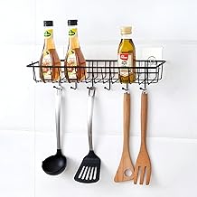 رف اكسسوارات حمام متعدد الوظائف لتنظيم مستلزمات الحمام والفوط لتعزيز وظائف حمامك وجمالياته (تصميم 7)